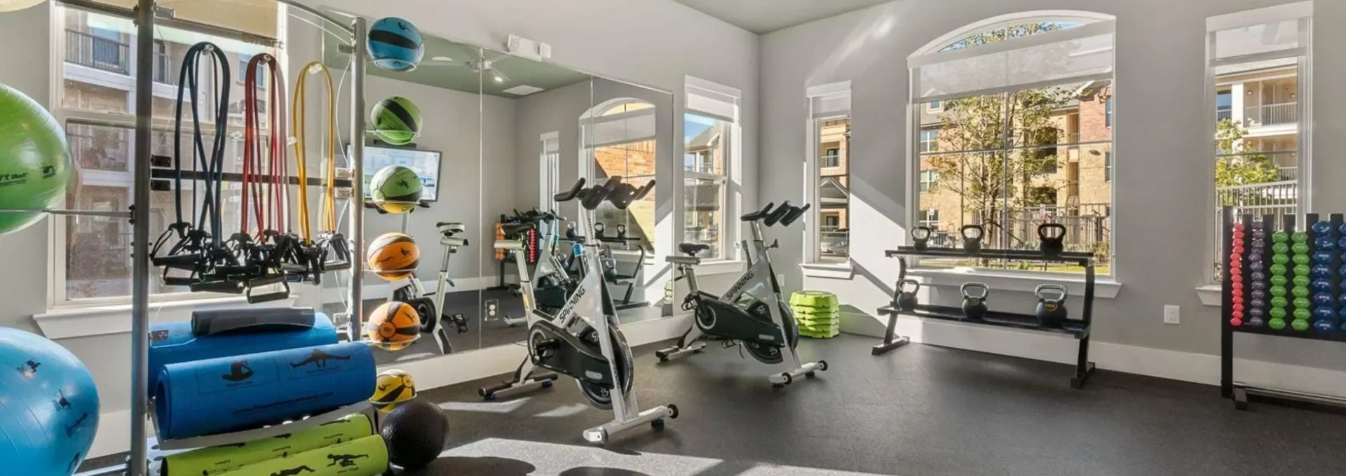 fitness center at The Auberge of Burleson