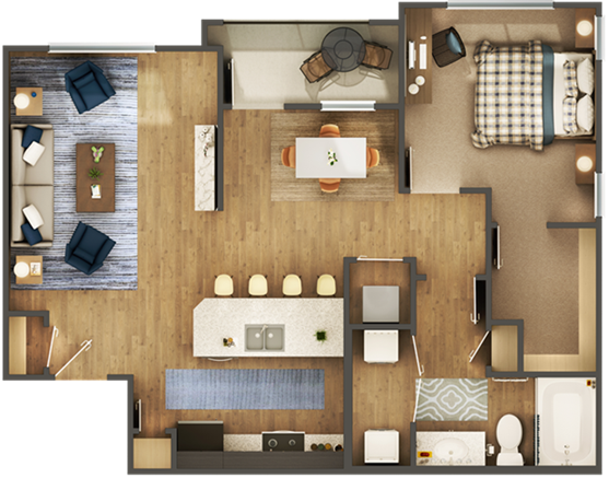 Chateau - 3D Plan