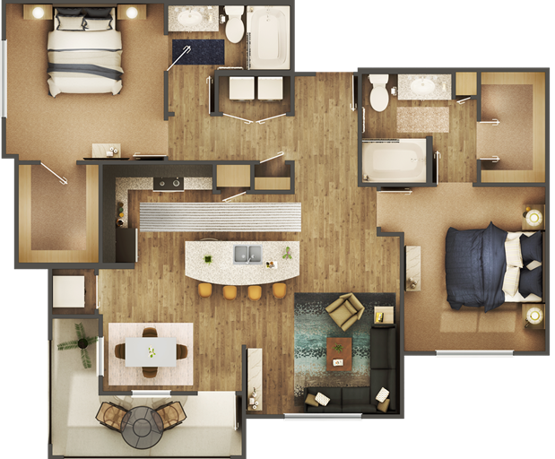 Abbey - 3D Plan